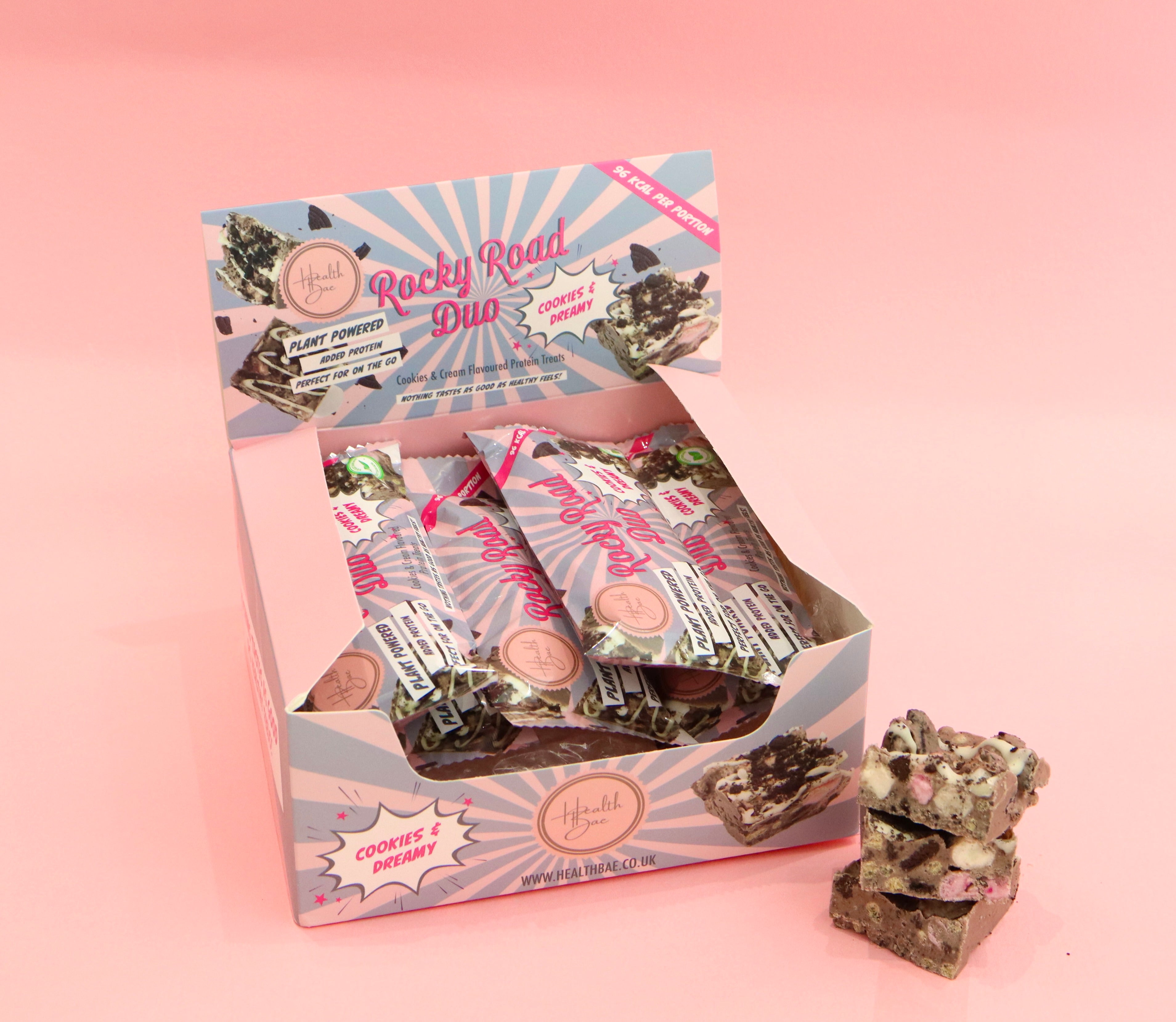 Plant based Rocky Road Duo Cookies & Dreamy Bars