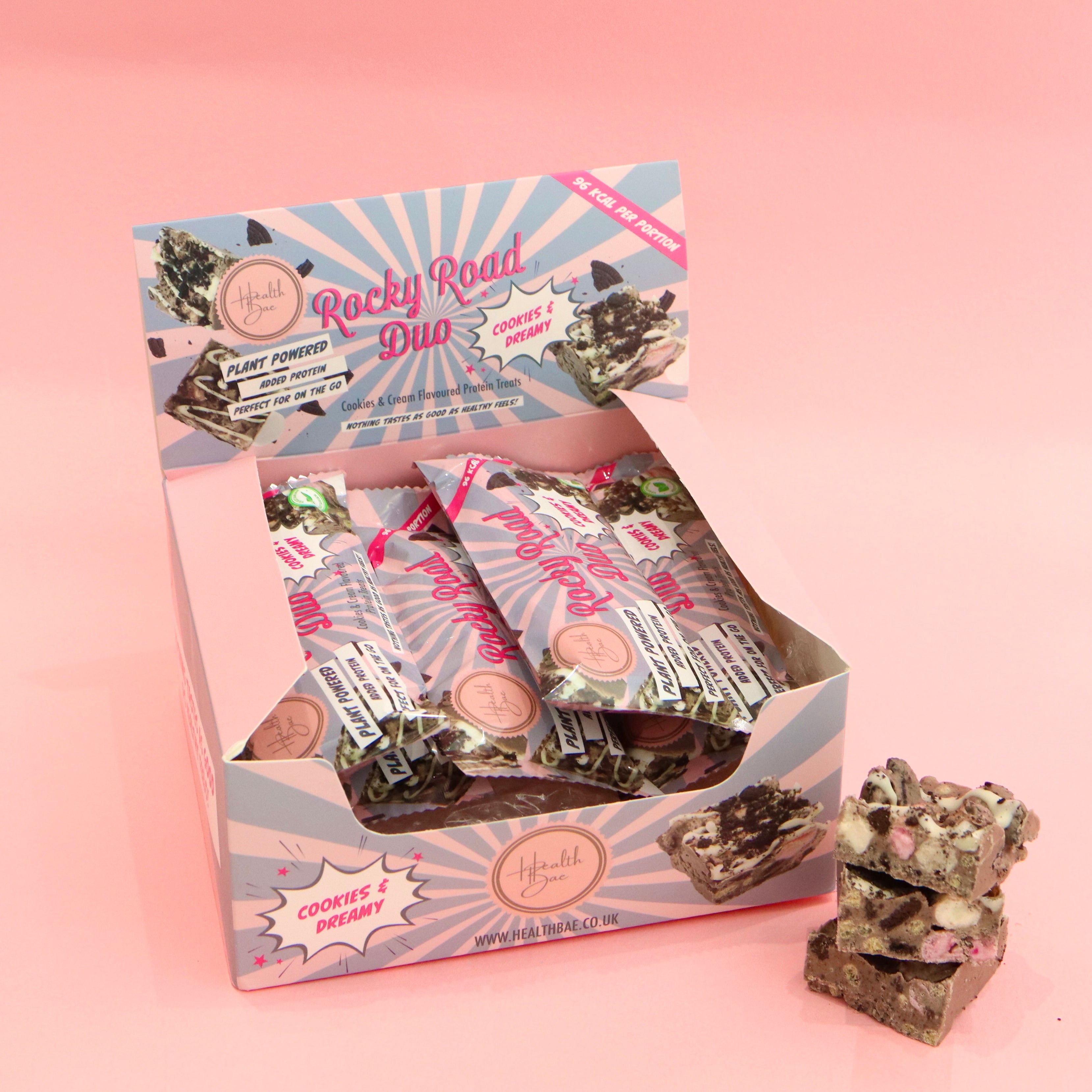 Plant based Rocky Road Duo Cookies & Dreamy Bars