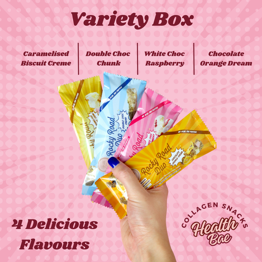 Protein rocky road variety box- 4 bars