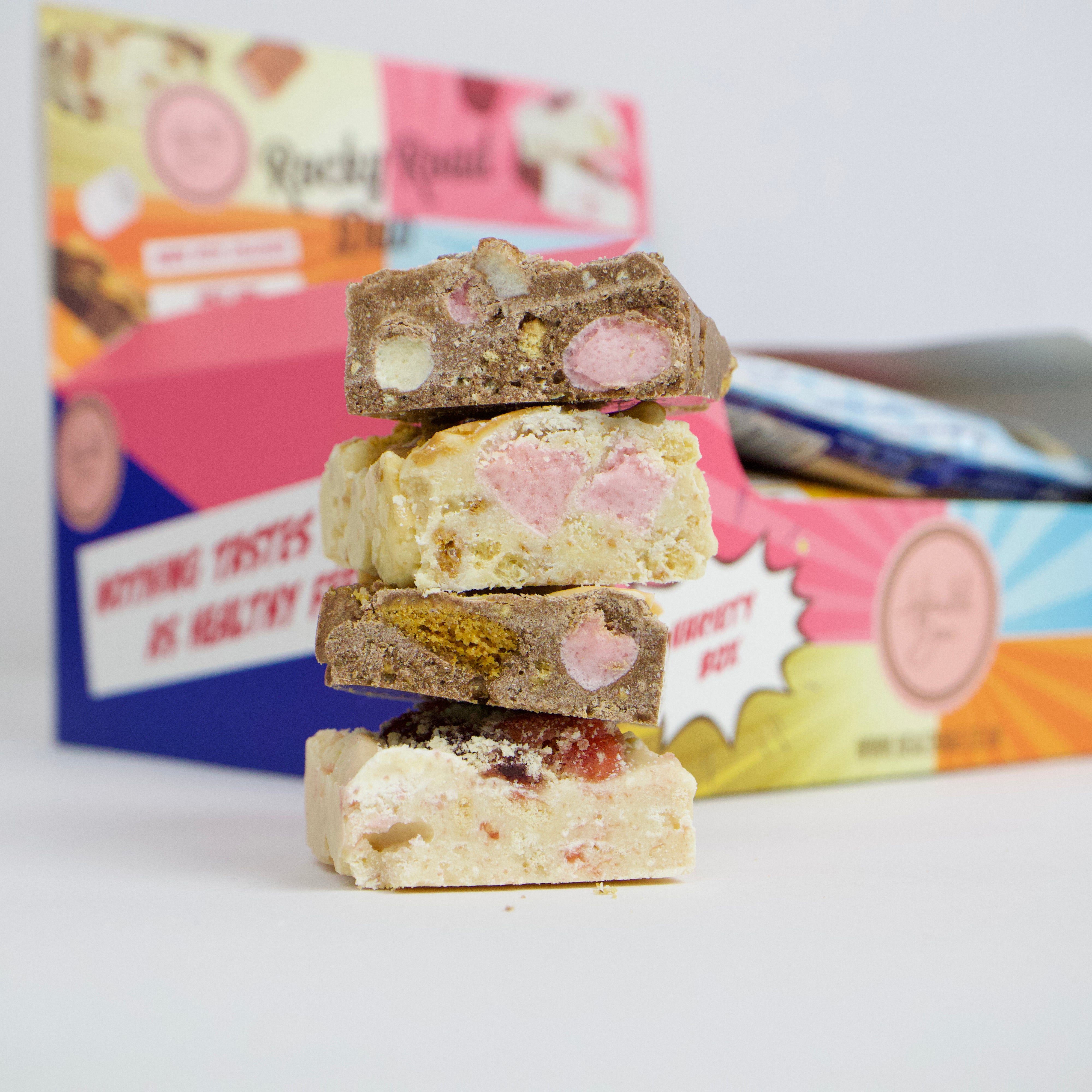 Variety Box - Packed Rocky Road Duo Bars made with collagen