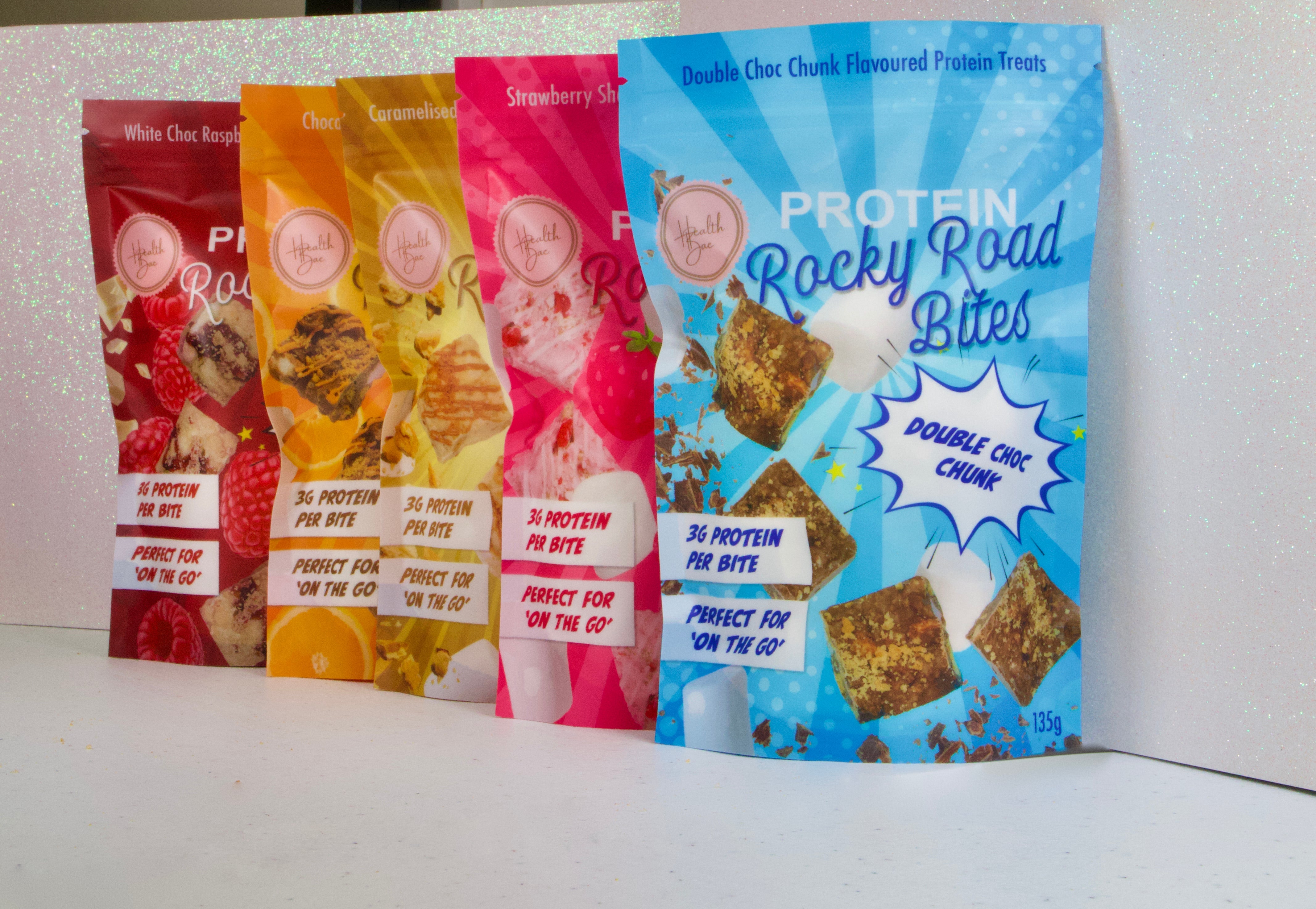 Best selling protein Rocky Road Bites made with collagen