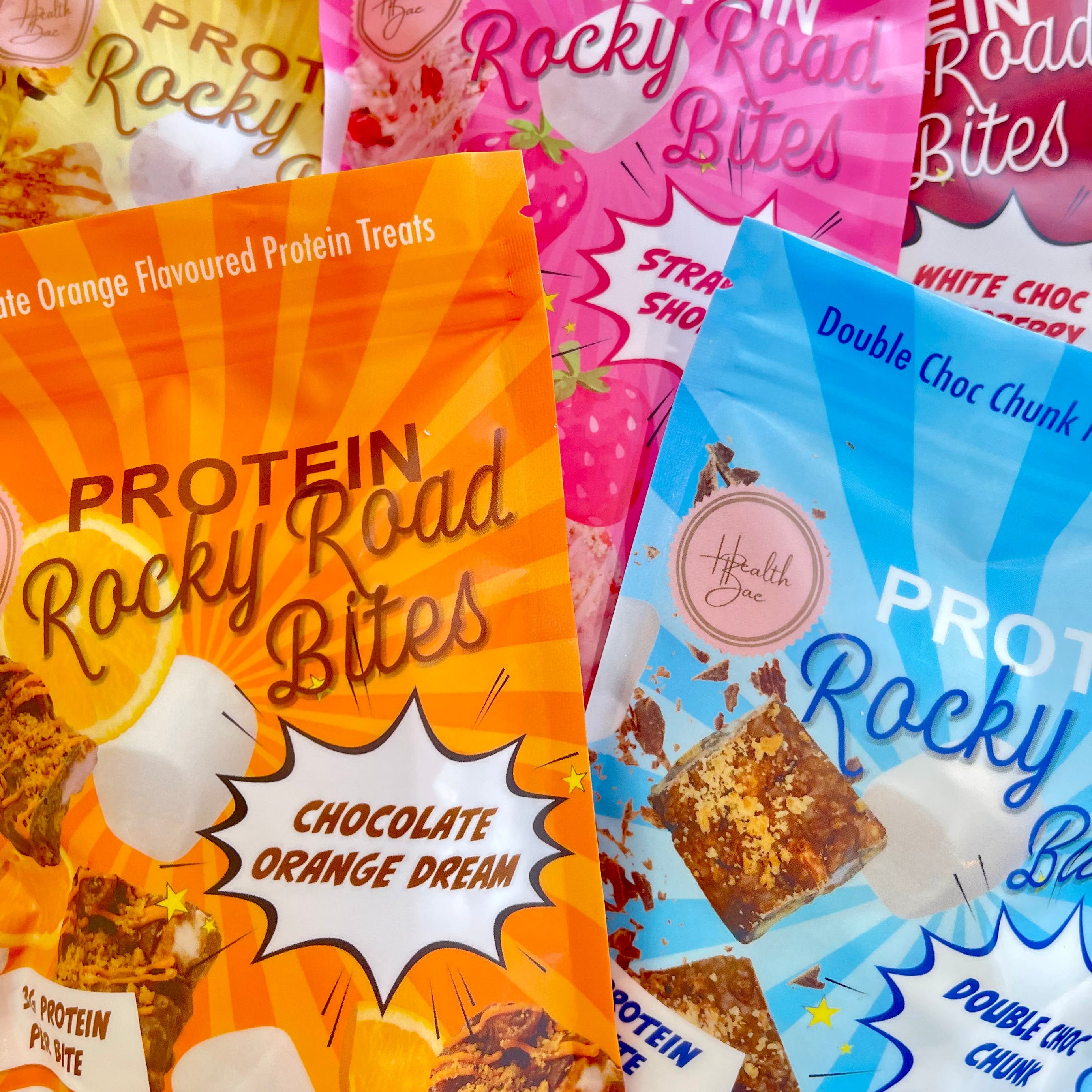 Best selling protein Rocky Road Bites made with collagen