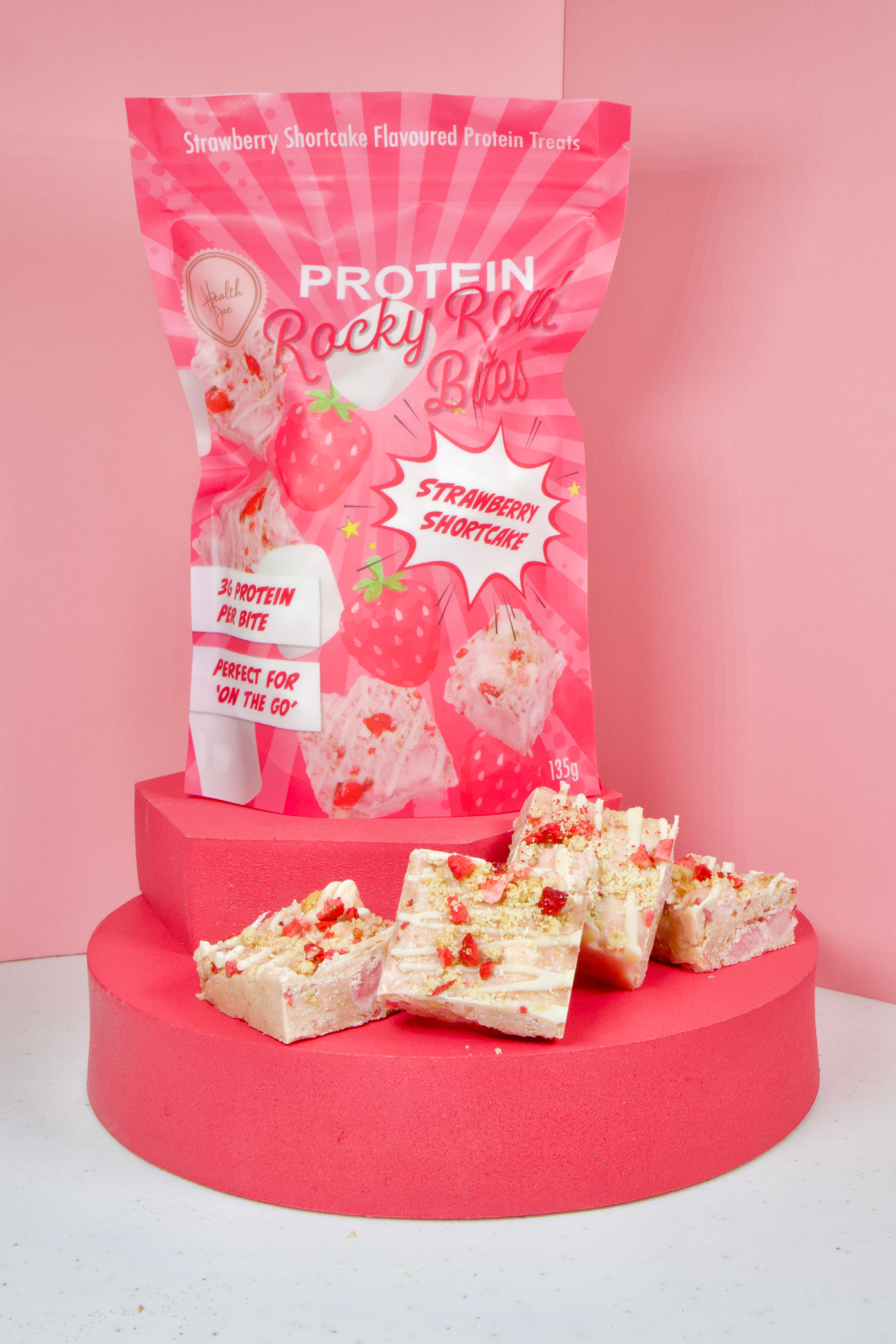 Best selling protein Rocky Road Bites made with collagen