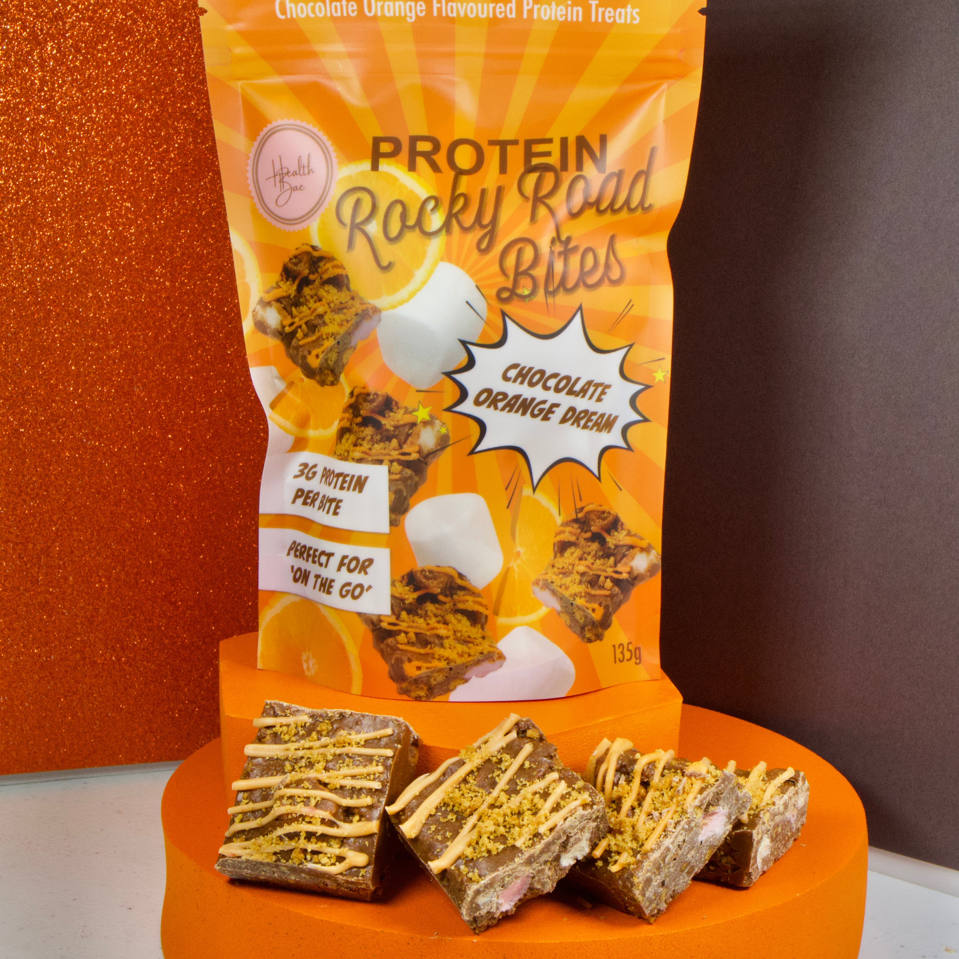 Best selling protein Rocky Road Bites made with collagen