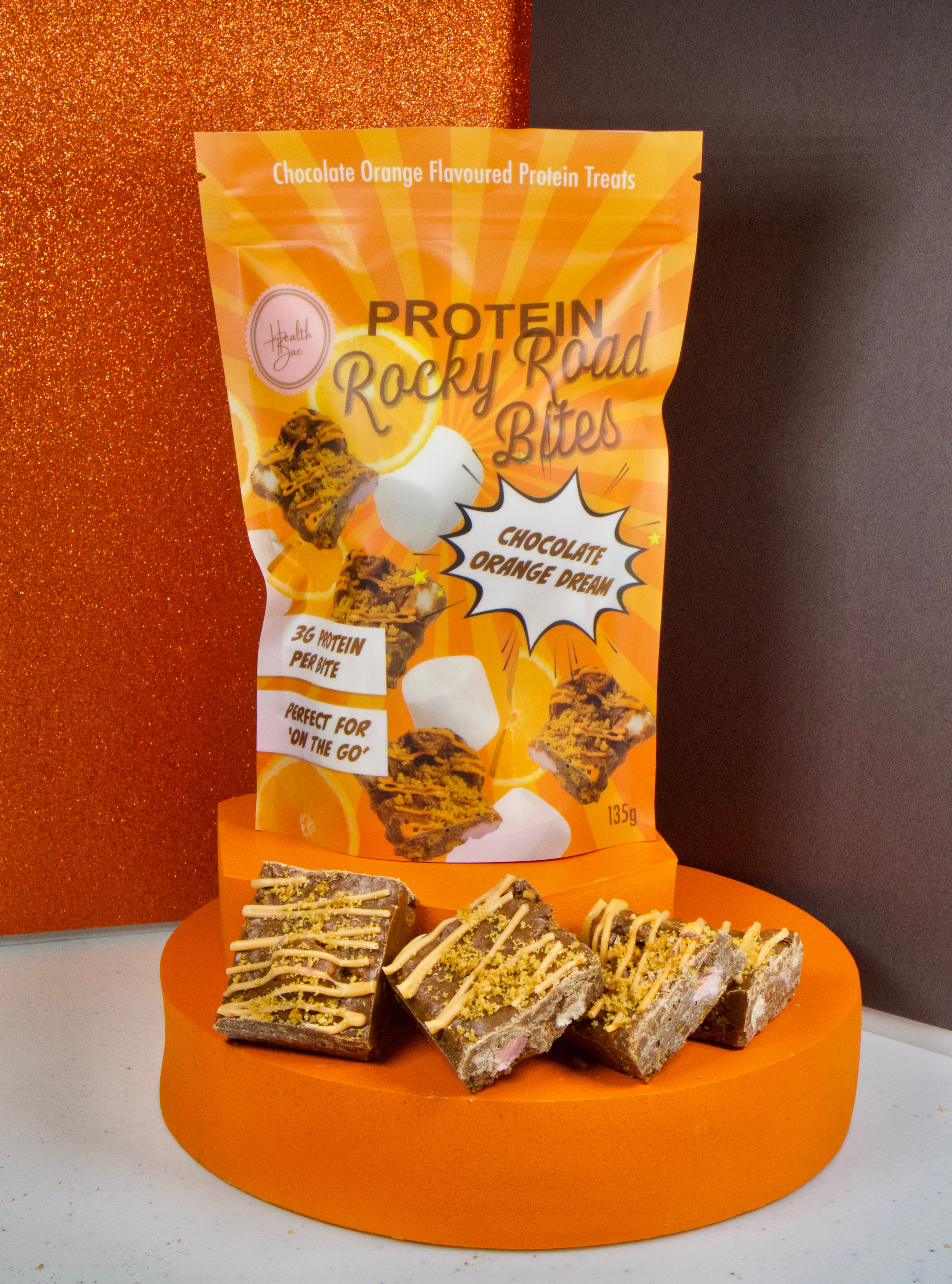 Best selling protein Rocky Road Bites made with collagen