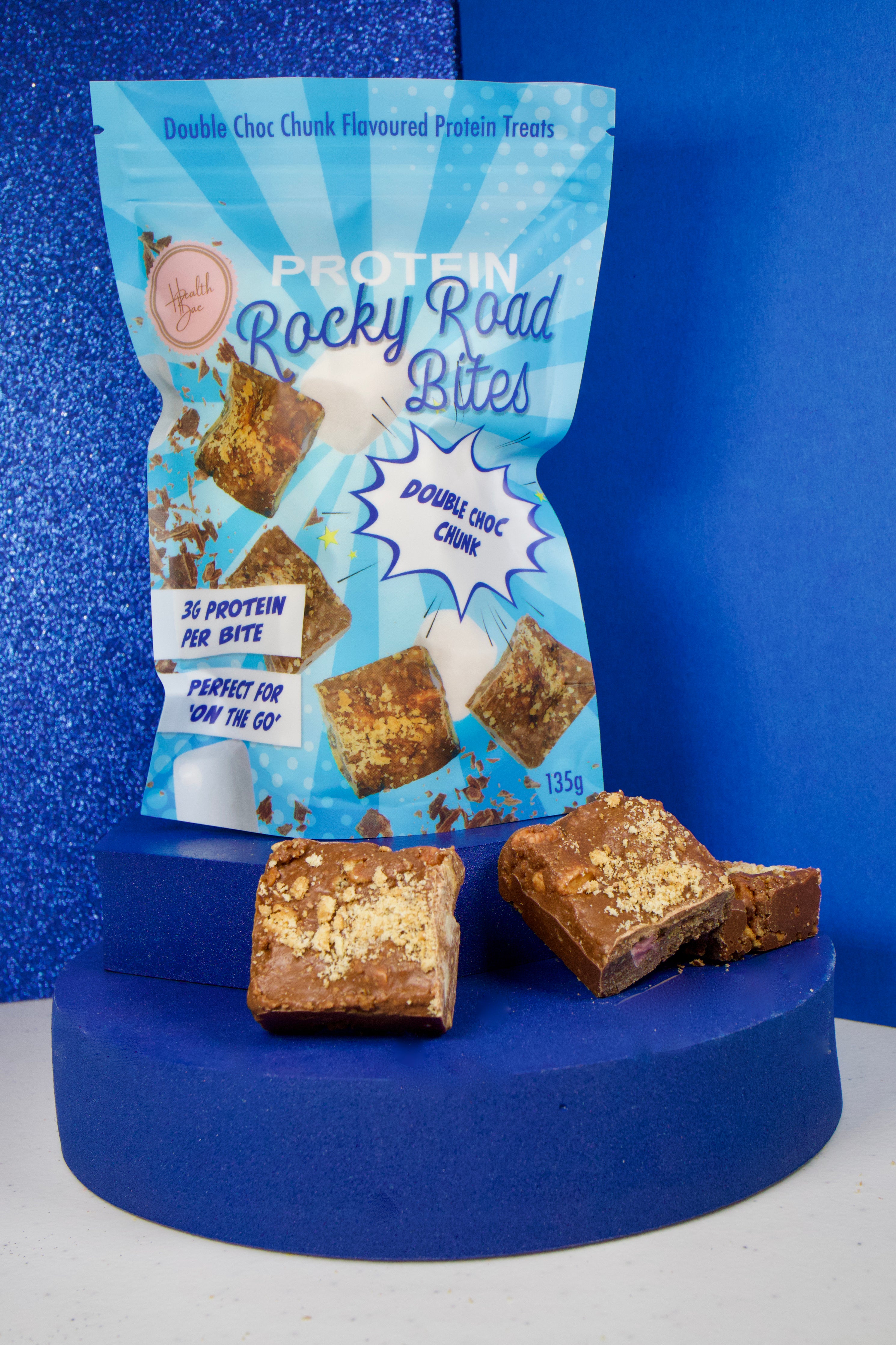 Best selling protein Rocky Road Bites made with collagen